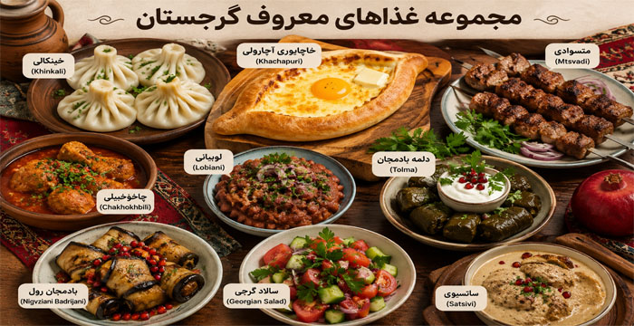 بهترین غذاهای تفلیس